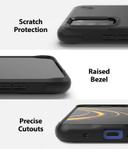 Ringke Onyx Cover Compatible with Xiaomi Poco M3, Tough Rugged Durable Shockproof Flexible Premium TPU Protective Phone Back Case for Poco M3 - Black - Balck - SW1hZ2U6MTI3MDk1