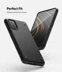 Ringke Onyx Cover Compatible with Xiaomi Poco M3, Tough Rugged Durable Shockproof Flexible Premium TPU Protective Phone Back Case for Poco M3 - Black - Balck - SW1hZ2U6MTI3MDk3