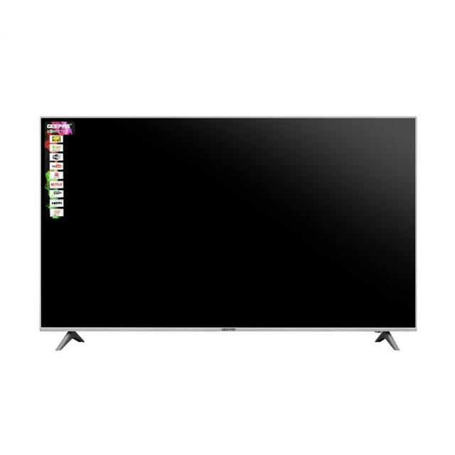 Geepas 65" Smart LED TV - Mirror Cast, 3.5mm, 3 HDMI & 2 USB Ports - Wifi, Android 7.0 with E-Share - Comes Application Like Youtube, Netflix, Amazon Prime - 1 Years Warranty - SW1hZ2U6MTY3OTc2