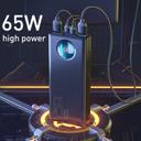 بوربانك بقوة 65W Baseus Amblight Digital Display Quick Charge Power Bank 30000mAh 65W - SW1hZ2U6MTIwNjA4