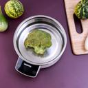 Geepas Digital Kitchen Scale - Portable Food Scale with Lcd Backlight Screen & Multi-Purpose Weight Scale with Stainless Steel Bowl, 11 lb/5kg - 2 Years Warranty - SW1hZ2U6MTUxOTc5