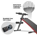Marshal Fitness sit up bench gym exercise decline adjustable workout bench foldable fitness training ab crunch newer version - SW1hZ2U6MTYyNzkz
