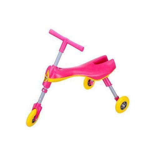 سكوتر الأطفال Beauenty 3 Wheeled Mantis Foldable Kids Scooter, Pink & Yellow