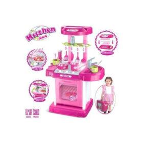 مجموعة ادوات المطبخ للأطفال Portable Kitchen Play Set