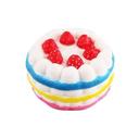 لعبة الكعكة الاسفنجية Beauenty - Rainbow Strawberry Cake Slow Rising Squishy Toy - SW1hZ2U6MjIxODg2