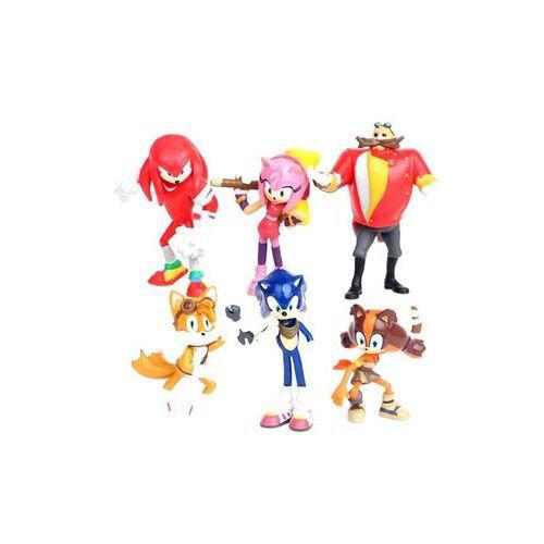 مجموعة شخصيات سونيك 6 قطع Sonic The Hedgehog Action Figure