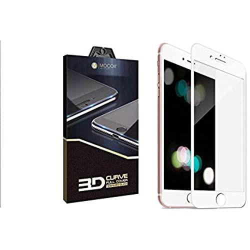 Mocoll Tempered 3D Curved Glass Screen Protector iPhone 7Plus, White - SW1hZ2U6MTg0Njgx