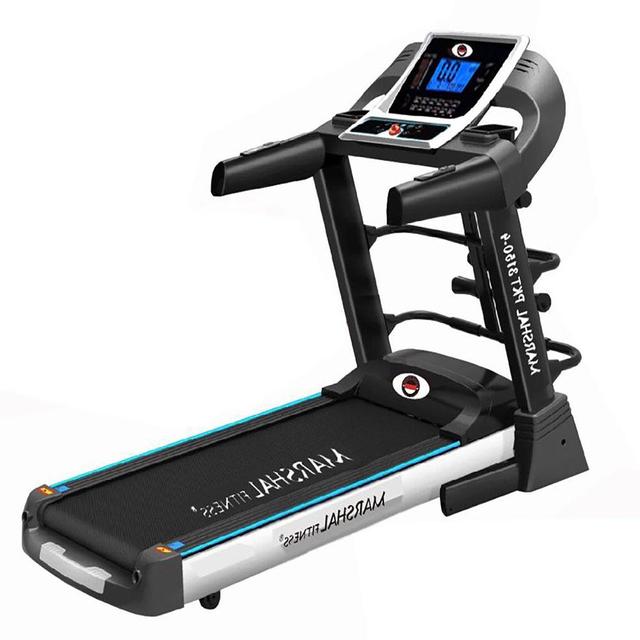 Marshal Fitness heavy duty auto incline 4 way treadmill with maximum 145kgs user weight capacity 5 0hp motor - SW1hZ2U6MTYyOTU5