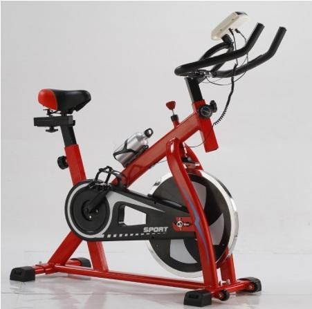 جهاز سيكل رياضي لتمارين كارديو قابل للتعديل أسود وأحمر مارشال فتنس Marshal Fitness Black And Red Whole Adjustable Body Cardio Bike Exercise - SW1hZ2U6MTYzNjE2