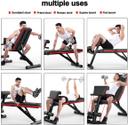 مقعد التمارين الرياضية 4 في 1  Adjustable Weight Bench - SW1hZ2U6MTYzMDE3