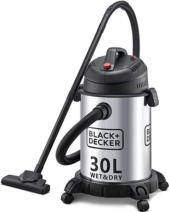 مكنسة بلاك اند ديكر برميل جاف ورطب 1610 واط Black+Decker Wet and Dry Vacuum Cleaner