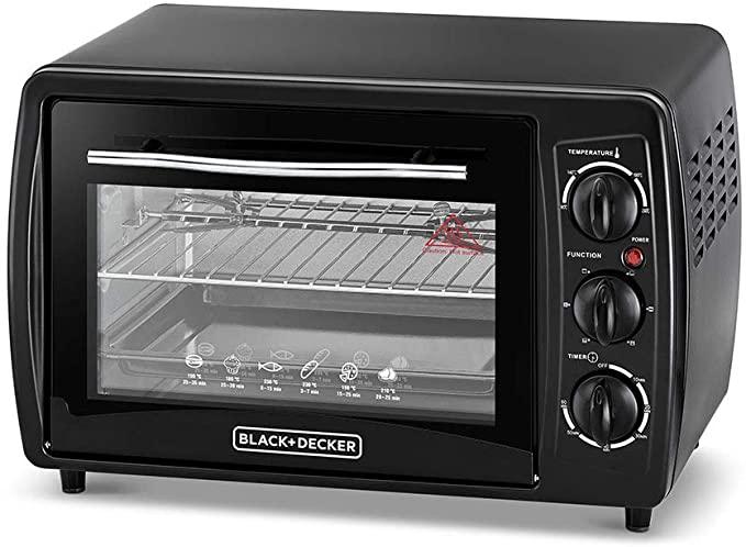 فرن كهربائي 19 لترًا Black+Decker Double Glass Multifunction Toaster Oven with Rotisserie