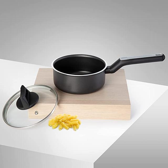 مجموعة أواني للطهي 15 قطعة Black+Decker Non-Stick Cookware Set with 5 Layer PTFE - SW1hZ2U6MTY4NDcz