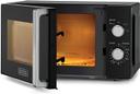 فرن كهربائي صغير 20 لتر 700 واط بلاك اند ديكر Black+Decker Microwave Oven with Defrost Function - SW1hZ2U6MTY3MDQ3