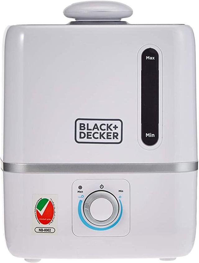 BLACK&DECKER Black+Decker 3.0L Compact Ultrasonic Air Humidifier for Home and Office White  HM3000 B5 2 Years Warranty - SW1hZ2U6MTY2MzI1