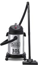 BLACK&amp;DECKER Black+Decker 1610W 30L Wet and Dry Stainless Steel Tank Drum Vacuum Cleaner Silver  WV1450 B5 2 Years Warranty - SW1hZ2U6MTY3NTI0