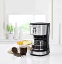 BLACK&DECKER Black+Decker 900W 12 Cup 24 Hours Programmable Coffee Maker with 1.5L Glass Carafe and Keep Warm Feature for Drip Coffee and Espresso Black  DCM85 B5 2 Years Warranty - SW1hZ2U6MTY2Mzc5