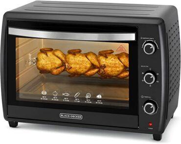 فرن كهربائي 70 لتر بلاك اند ديكر دبل جلاسBlack+Decker Double Glass Multifunction Toaster Oven with Rotisserie