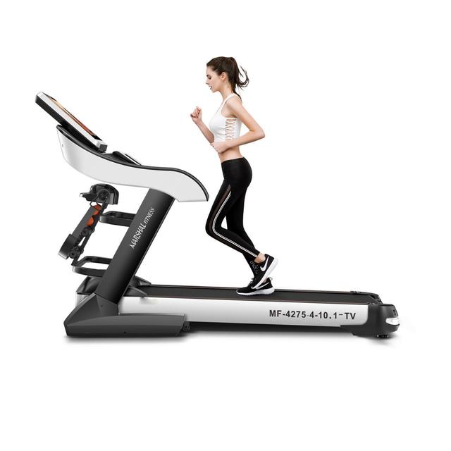 جهاز الجري Treadmill with 10.1" TFT TV Screen & Massager 6.0 HP - SW1hZ2U6MTYzNDMx
