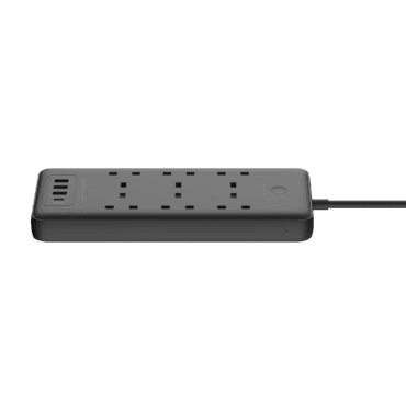 موزع كهرباء ذكي يمكن التحكم به عن بعد Powerology 6 AC 3 USB & USB-C PD 30W