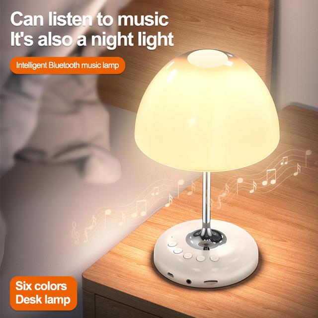 مصباح الطاولة مع سبيكر Music Wireless Speaker Atmosphere Light - SW1hZ2U6MjMwODky