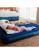 سرير هوائي مصنوع من القطن  INTEX Classic Downy Airbed Cotton Blue - SW1hZ2U6MjY2OTM1