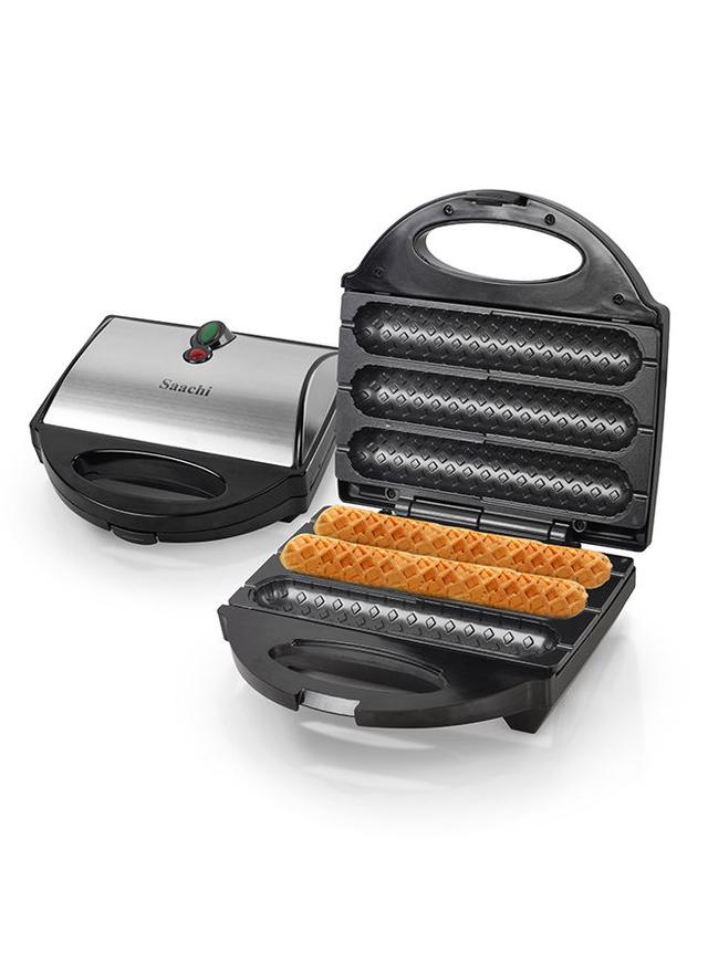 Saachi Waffle Maker With Automatic Thermostat 700W 700 W NL HD 1546 BK Black/Silver - SW1hZ2U6MjcwNjY3