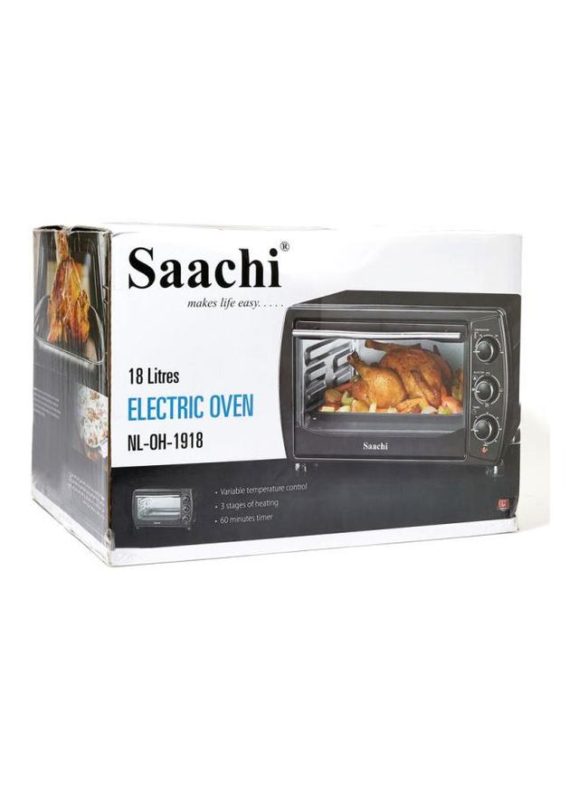Saachi Electric Oven 18 l 1380 W NL OH 1918 BK Black - SW1hZ2U6MjQxMDAw