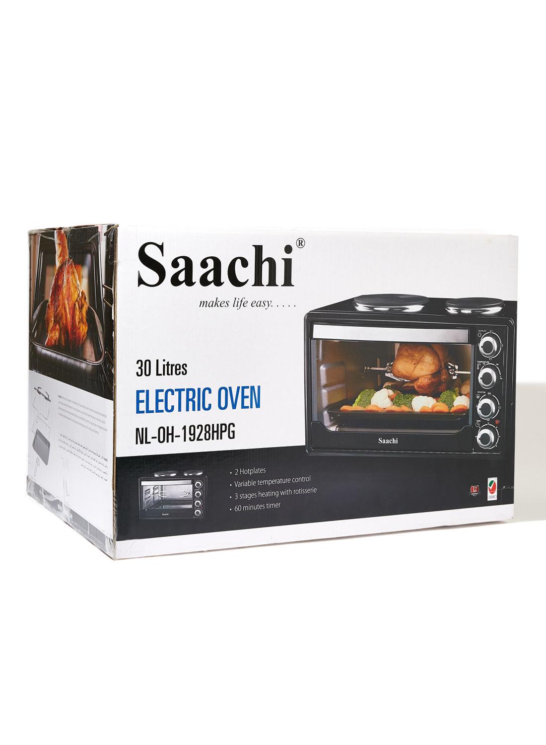 فرن كهربائي مزود بألواح تسخين Saachi - Electric Oven With Hotplates  - cG9zdDoyNTA3MDA=