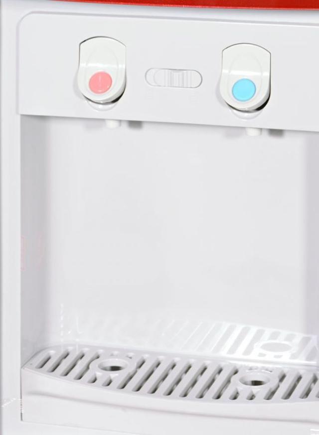 NOBEL Water Dispenser With Glass Refrigerator NWD 2200G Red - SW1hZ2U6MjQ4NTE3