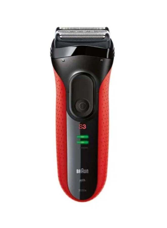 ماكينة حلاقة ( قابلة للشحن ) - احمر BRAUN - Series 3 Proskin Shaver