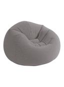 كرسي هوائي لون رمادي  INTEX Beanless Bag Inflatable Chair Grey - SW1hZ2U6MjY4MjIw