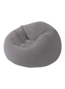 كرسي هوائي لون رمادي  INTEX Beanless Bag Inflatable Chair Grey - SW1hZ2U6MjY4MjMw