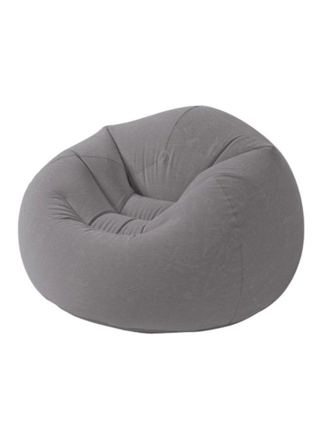 كرسي هوائي لون رمادي  INTEX Beanless Bag Inflatable Chair Grey - SW1hZ2U6MjY4MjIy