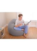 كرسي هوائي لون رمادي  INTEX Beanless Bag Inflatable Chair Grey - SW1hZ2U6MjY4MjI2