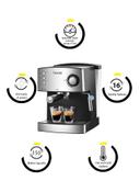 Saachi All In One Coffee Maker AC NL COF 7055 Black/Silver - SW1hZ2U6MjU0NjM5