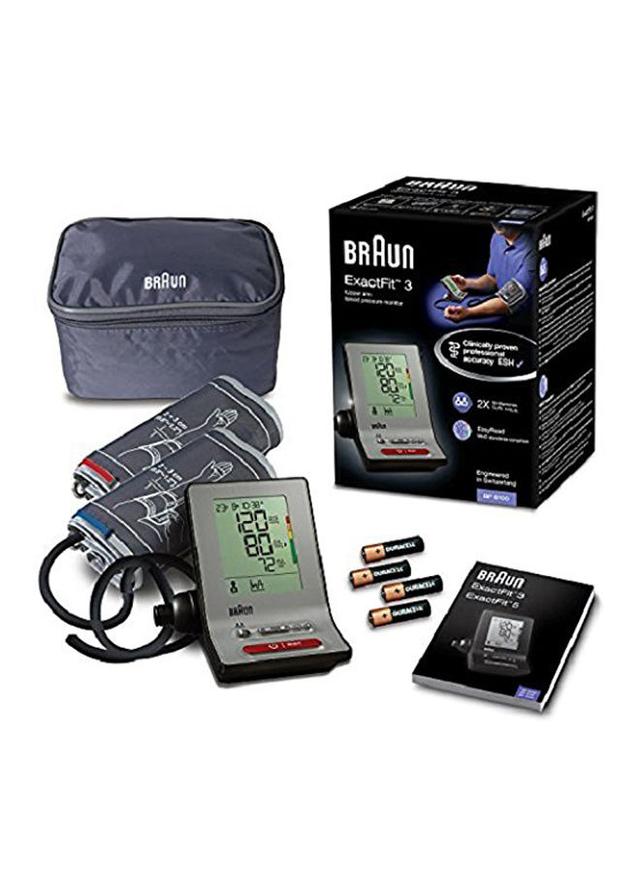 جهاز قياس الضغط ( جهاز ضغط الدم ) - اسود BRAUN - Upper Arm Blood Pressure Monitor - SW1hZ2U6MjQ5MTc1