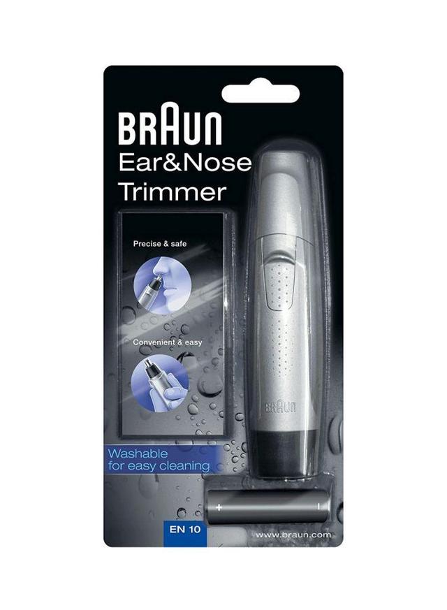 ماكينة حلاقة الأنف والأذن أسود وفضي بروان Braun Silver/Black Ear And Nose Trimmer - SW1hZ2U6MjY4MTQx