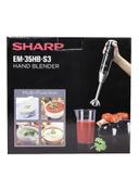 SHARP Electric Hand Blender 0.5L 50W EM 35HB S3 Black/Silver - SW1hZ2U6MjY0Mzc5