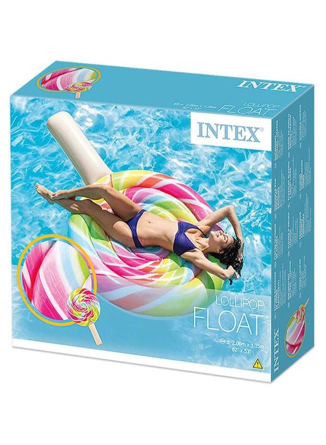 INTEX Rainbow Lollipop Float 208 x 135cm - SW1hZ2U6MjY3ODA3