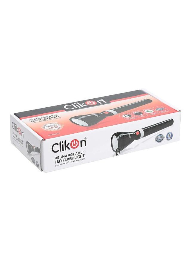 ClikOn Rechargeable LED Flashlight Black - SW1hZ2U6MjgzMjE5
