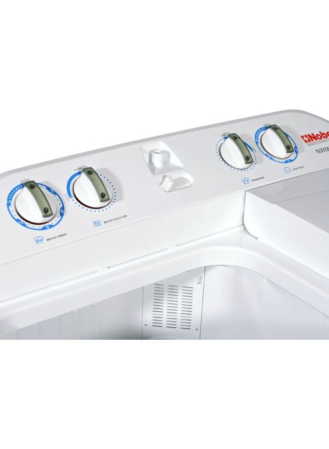 غسالة ملابس حوضين نصف أوتوماتيكية 10 كيلو غرام NOBEL - Twin Tub Semi Automatic Washing Machine