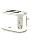 ClikOn Portable 2 Slice Bread Toaster 800W 800 W CK2408 White/Silver - SW1hZ2U6MjY1MjQ5