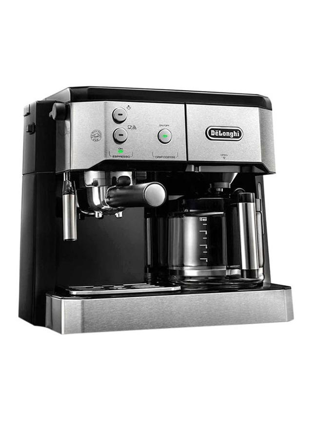 Delonghi Dual Function Espresso Coffee Machine And Drip Coffee 1750 W BCO421.S Black/Grey - SW1hZ2U6MjQzOTU4