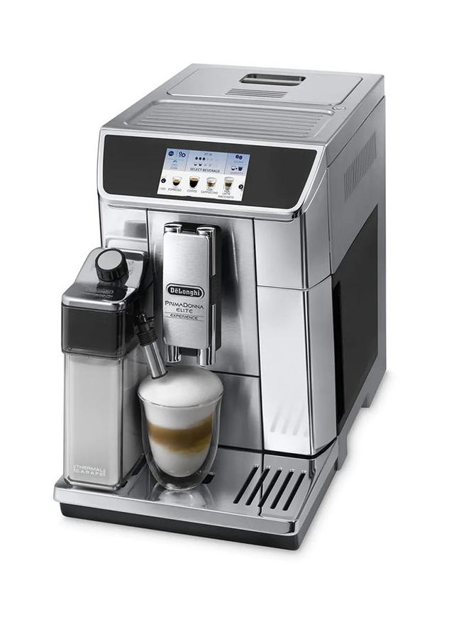 ماكينة قهوة بقوة 1450 واط PrimaDonna Elite Experience Coffee Machine  ECAM650.85.MS - De'Longhi - SW1hZ2U6MjQxNjE1