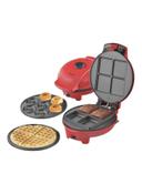 Saachi 3 In 1 Donut Brownie Waffle Maker 700W 700 W NL 3M 1557 RD Red - SW1hZ2U6MjY0NDgx