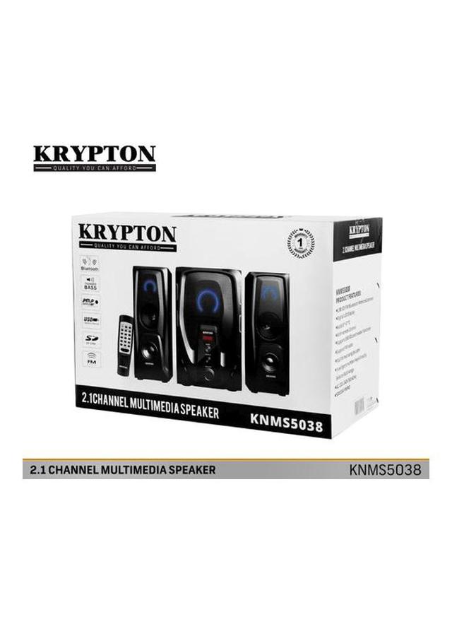 Krypton 2.1 Channel Multimedia Speaker System KNMS5038 Black - SW1hZ2U6MjU0MTM1