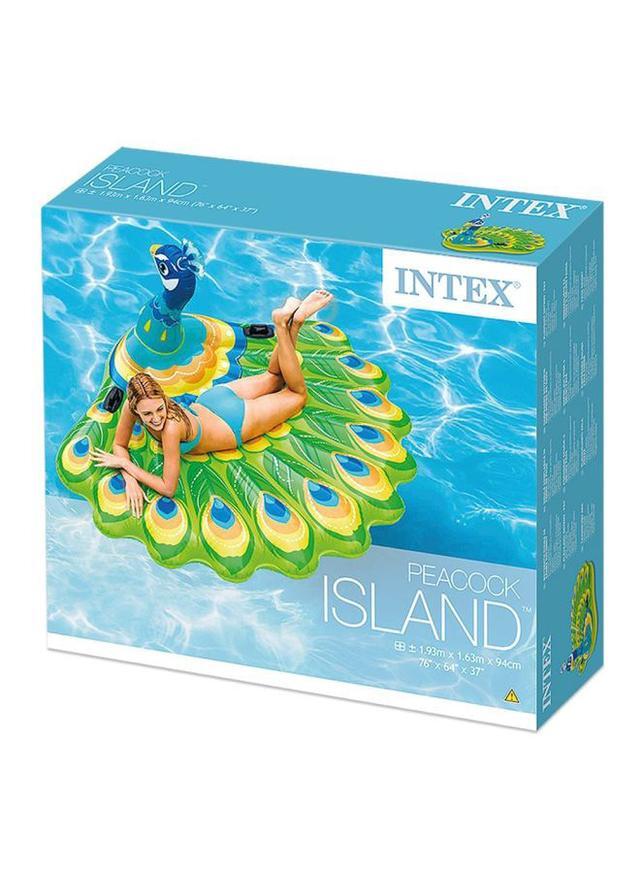 عوامة سباحة على شكل طاووس  INTEX Glamorous Peacock Island - SW1hZ2U6MjY2ODIz