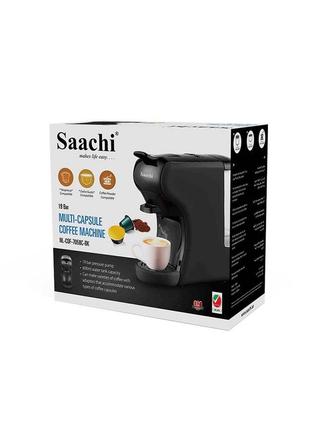 ماكينة صنع القهوة متعددة الكبسولات بإستطاعة 1450 واط Multi Capsule Coffee Maker - Saachi - SW1hZ2U6MjgwNjE3