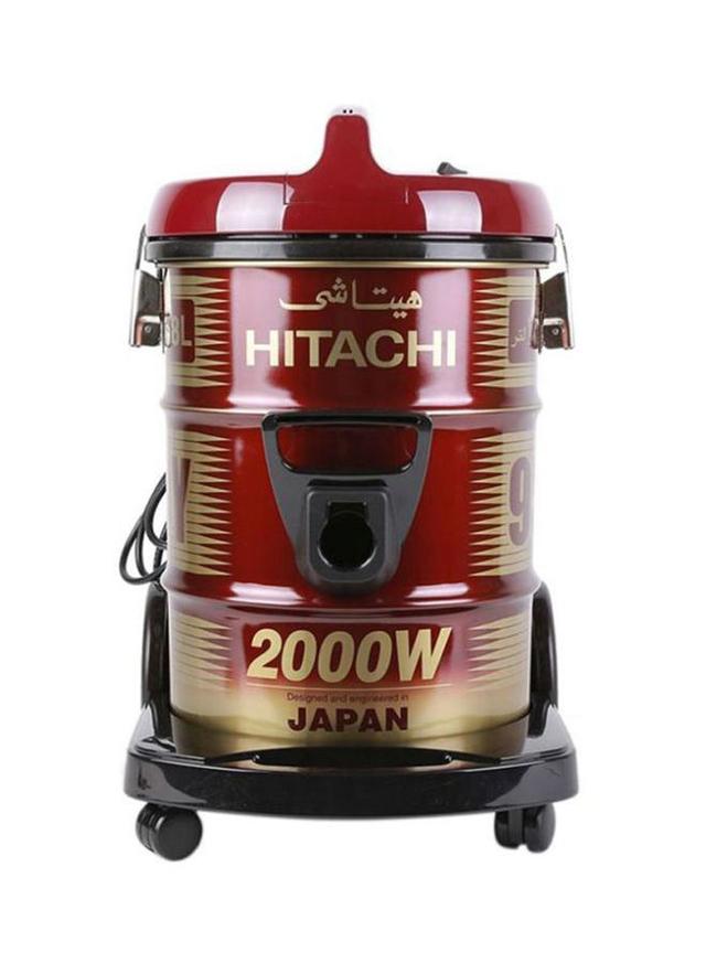 HITACHI Drum Type Vacuum Cleaner 18 l 2100 W CV950F 24CBS WR Brown/Red - SW1hZ2U6MjQ5MzU3